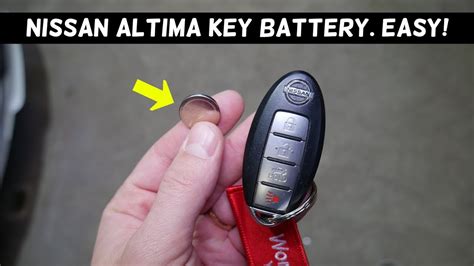 nissan altima key battery|nissan altima key battery low.